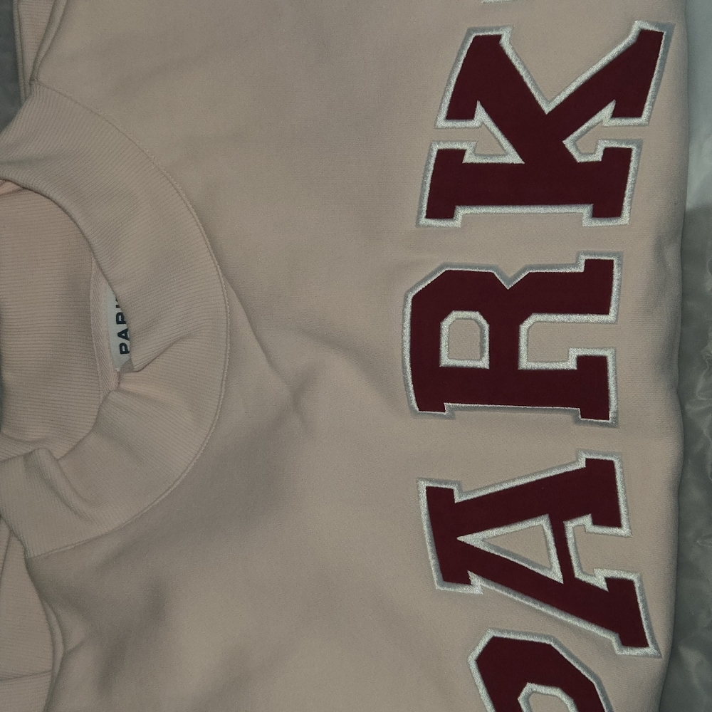 PARKE Women's Peony/Crimson Crew Neck Sweater - Picture 9 of 13